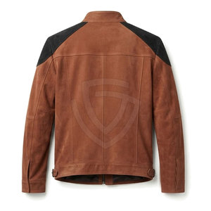 Contemporary <b>Suede</b> <b>Leather</b> <b>Jacket</b> For Men Crafted From Premium Genuine <b>Suede</b> With Comfortable Fit And Elegant Everyday Design - Product Image 2
