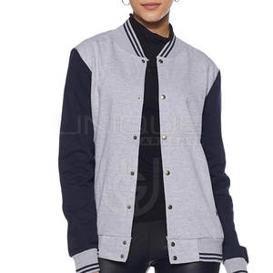 Vestes Lettermen pour femmes avec logo personnalisé Vestes Lettermen pour femmes respirantes de qualité supérieure - Product Image 4