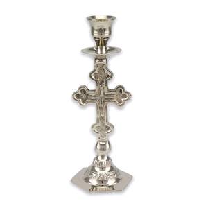 Dernière arrivée croix en laiton autel d'église et bougeoir décoratif religieux accessoires d'église autel en métal - Product Image 1
