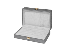 Cajas de joyería de varios anillos de almacenamiento de colección de anillos extensos rectangulares para una organización conveniente - Product Image 2