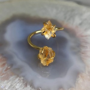 Anillos de estrella de piedras preciosas de amatista chapados en oro de 18 quilates diseño cristiano moderno regalo de boda Unisex venta al por mayor hecho a mano moda uso diario - Product Image 2