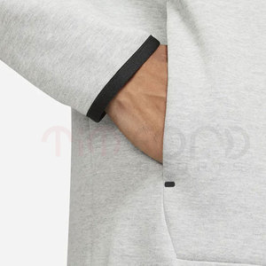 Sudaderas con Capucha de Forro Polar para Hombre de Alta Calidad, Secado Rápido, Transpirables, Resistentes al Viento, Ecológicas, de Algodón/Felpa, Diseño Liso, MOQ Bajo - Product Image 5