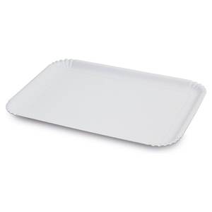 <b>Set</b> of 3 Disposable Cardboard <b>Trays</b> (23x31cm) Easy <b>Bake</b> White 15745B for Guardini <b>Set</b> for Serving - Product Image 1