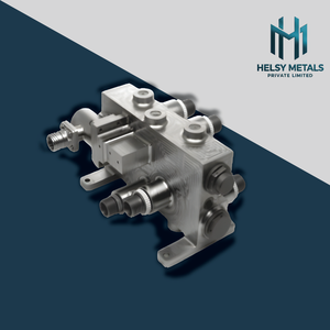 Bloque de Aluminio Mecanizado CNC de Alto Rendimiento para Unidades de Control Neumático y Equipos de Automatización, Servicio de Fresado Personalizado - Product Image 4