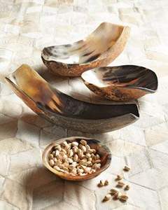 Meilleure qualité Viking Buffalo Horn Bowl Alimentaire Fruit Soupe Ustensiles de cuisine Bol Merveilleux Vaisselle Ronde Bol Meilleure vente Prix le plus bas - Product Image 2