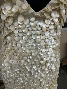 Juliette <b>Sequin</b> and Beaded Fringe Strap Adjustable Hot Sexy Women's Knitted Tank <b>Top</b> Handmade 100% Silk - Product Image 5