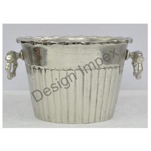 ถังน้ำแข็งเบียร์ทำจากอะลูมิเนียมพร้อมด้ามจับถังน้ำแข็งสำหรับปาร์ตี้แชมเปญตกแต่งโลโก้ออกแบบได้ตามต้องการ - Product Image 4