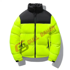 Vente en gros OEM Veste matelassée à col montant pour hommes personnalisée de haute qualité pour l'hiver Logo imprimé Poches Stylish High Street - Product Image 5