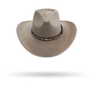 Chapeau de cowboy artisanal à large bord, chapeau western pour usage extérieur et décontracté, toutes saisons, unisexe, plusieurs couleurs disponibles, origine Mexique - Product Image 1