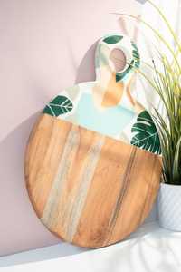 Plateaux élégants en acrylique poli à la main pour le jardin et les cadeaux pour elle dans des conceptions rondes pour les maisons et la décoration modernes - Product Image 3
