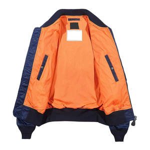 เสื้อแจ็คเก็ตบอมเบอร์กันลมสำหรับผู้ชาย สไตล์สตรีทแวร์ ลายพรางอุตสาหกรรมหนัก เป็นมิตรกับสิ่งแวดล้อม ปักลายแบบปักฟล็อก - Product Image 3