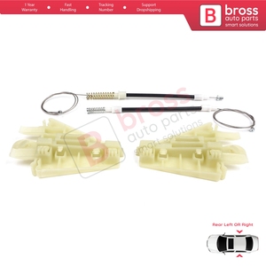 ชุดซ่อมมอเตอร์กระจกไฟฟ้า BWR5197+BWR5198 ด้านหลังซ้ายหรือขวา สำหรับ 159 939 ปี 2005-2011 4/5 ประตู 71740123 71740124 - Product Image 3