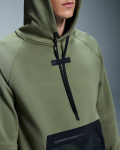 Sudadera con capucha personalizada para hombre, mezcla de algodón suave y poliéster, bolsillo con cremallera, manga completa, Capucha ajustable, ropa de calle Premium - Product Image 6