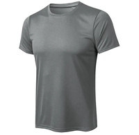 T-shirt de course 100 % coton pour hommes et femmes, personnalisable avec logo, col rond, 230 g, séchage rapide, respirant, écologique, imprimé sérigraphié – Vente en gros
