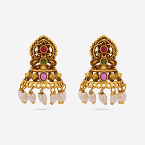 Boucles d'oreilles pendantes de style antique, collection 187151 - Product Image 1