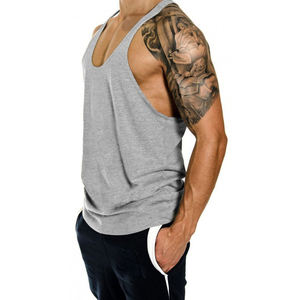 Chaleco de Yoga personalizado para hombre, Camiseta deportiva para Fitness, gimnasio, correr, Racerback, entrenamiento, camisas de Yoga, venta al por mayor - Product Image 2