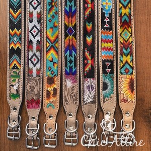 Nouveau collier de chien rembourré perlé en cuir usiné à la main personnalisé en gros colliers pour animaux de compagnie de chat en cuir de vache véritable de luxe personnalisés - Product Image 1