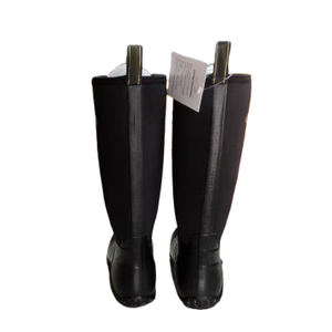 <strong>Men's</strong> Black Rubber Rain <strong>Boots</strong> Fashionable Winter <strong>Wellington</strong> Shoes Waterproof Non-Slip Warm Shoes with EVA Insole for Gardening - Product Image 5