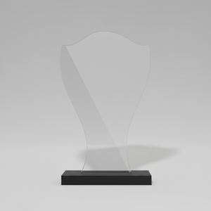 ถ้วยรางวัลอะคริลิก Crest Wave ทนทาน ขัดเงา สลักลายอย่างมีสไตล์ รางวัลคริสตัลสำหรับมอบรางวัลในงานกีฬาองค์กรและกิจกรรมทางการศึกษา - Product Image 2