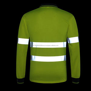Camiseta Polo de Manga Corta Reflectante de Alta Calidad para Trabajadores de la Construcción, Camisetas de Seguridad con Logotipo Personalizado OEM - Product Image 4