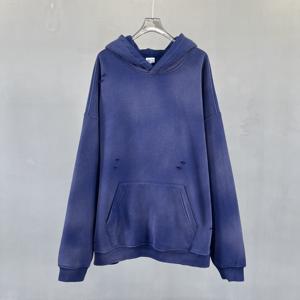 Streetwear vintage de haute qualité personnalisé 360G Sweat à capuche délavé au soleil pour hommes Sweatshirts à capuche pour hommes - Product Image 4