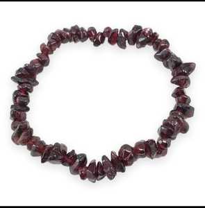 สร้อยข้อมือหินโกเมนธรรมชาติที่ดีที่สุดคริสตัลยืดด้วยมือเครื่องประดับสำหรับการรักษาความรักพลังงานสมดุลและจักระ - Product Image 3