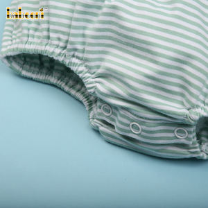 Babeeni I Love Dad - Mameluco de Manga Corta para Bebé Niña, 100% Algodón, Estilo Burbuja, con Botones, Diseño Seersucker, OEKO-TEX - Product Image 5