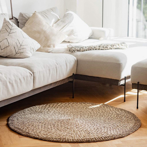 พรมหญ้าทะเลแบบกลับด้านได้ทำมือจากโรงงานในเวียดนามพรมผักตบชวาหัตถกรรม HC11003 - Product Image 3