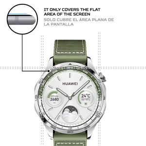 ANTISHOCK สำหรับ Huawei Watch GT 4 ฟิล์มกันรอยหน้าจอ พร้อมเคสสมาร์ทวอทช์ คุณสมบัติป้องกันการกระแทก - Product Image 4