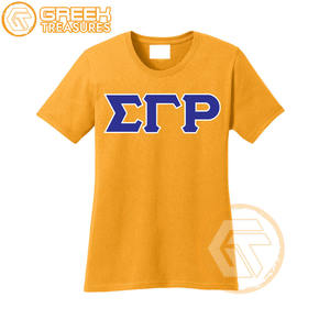 เสื้อยืด Sigma Gamma Rho สำหรับผู้หญิงเสื้อสำหรับสโมสรผ้าฝ้ายเจอร์ซีย์คุณภาพสูงระบายอากาศได้ดี - Product Image 1