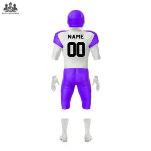 Uniforme de Entrenamiento de Fútbol Americano al por Mayor |   Conjunto de Jersey Deportivo Corto Transpirable para Tallas Grandes |   Logotipo con Colores Personalizados |   OEM - Product Image 4