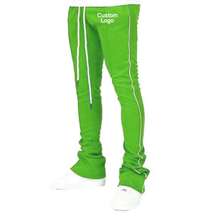 กางเกงวอร์มรัดรูปผ้าโพลีเอสเตอร์มีเชือกรูด,กางเกงแฟชั่นสำหรับผู้ชายสั่งตัดสำหรับวิ่งจ็อกกิ้ง - Product Image 2