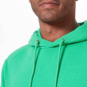 Venta caliente Hombres Sudadera con capucha con manga larga Etiqueta privada Bolsillo de canguro Algodón Fleece Impresión Logo Sudadera con capucha Sudaderas - Product Image 2