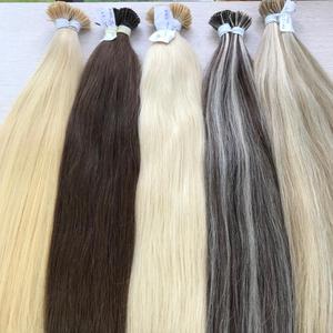 Vente en gros d'extensions de cheveux à la kératine Remy à double étirage liaison de colle de kératine vietnamienne I Tip extensions de cheveux humains de haute qualité - Product Image 1