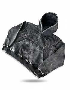 Fabricante de Ropa OEM Personalizada, Sudadera con Capucha Lavada para Hombre, Invierno, Logotipo Bordado Personalizado, Cómoda y Transpirable - Product Image 5