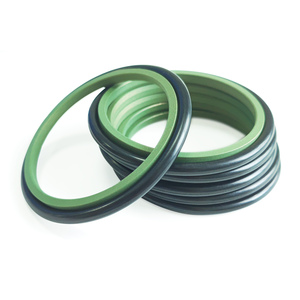 Con dấu Thanh Thủy lực hạng nặng zhide NBR/PTFE + Hợp chất đồng với rãnh dầu cho thiết bị khai thác và xây dựng - Product Image 6