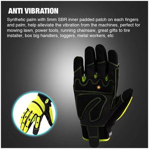 Impact Resistant <b>TPR</b> Gloves Industrial Work Protection Safety Work Gloves - Product Image 5