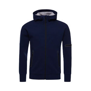 Sweat à capuche zippé en coton épais 100 % personnalisé avec logo – Imperméable, coupe-vent, impression numérique, écologique, respirant, couleur unie - Product Image 6