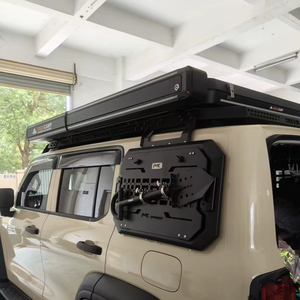 Smarcamp Portable and <strong>Light</strong> Weight 270&deg; Car <strong>Awning</strong> with Aluminum Shell for Camping with LED <strong>Light</strong> - Product Image 1