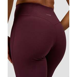 Pantalones de Pierna Ancha de Talle Alto para Niñas - Cintura Elástica Transpirable con Efecto Arrugado - Color Cereza - Product Image 2