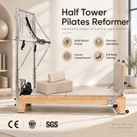 Reformer de Pilates en bois avec équipement de tour, machine de Pilates pour salle de sport