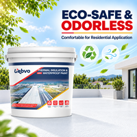 Revêtement solaire réfléchissant avancé en aérogel, imperméable pour toitures et murs, réduit la température intérieure de 10 degrés ° Peinture d'isolation thermique C+