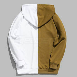 เสื้อฮู้ดดี้ผู้ชายคุณภาพสูงแบบขายส่ง ผลิตตามสั่ง ผ้าฝ้ายผสมโพลีเอสเตอร์ ทรงพูลโอเวอร์ สำหรับฤดูหนาว ผ้าเนื้อแน่น คอทรงโอ ย้อมสีพื้น ระบายอากาศได้ดี น้ำหนัก 360 กรัม - Product Image 6