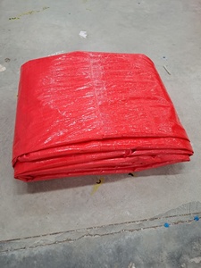 Bâche en pe bâche en pe pas cher bâche en pe bleu orange utilisée pour la couverture de camion - Product Image 4