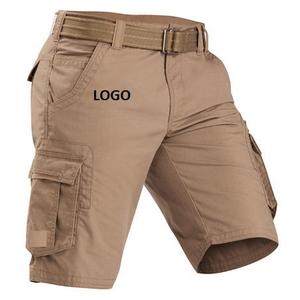 Pantalones cortos Cargo de camuflaje de alta calidad para hombre, novedad de verano 2025, pantalones cortos informales de sarga de algodón a la moda, pantalones cortos clásicos con patrón sólido - Product Image 5