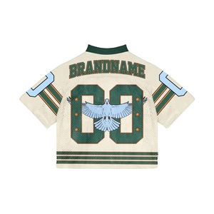 Camiseta Deportiva Unisex de Manga Corta Transpirable con Diseño de Sublimación Personalizado, 100% Poliéster, Camiseta de Fútbol Americano para Todas las Temporadas - Product Image 2