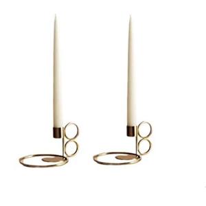 Nouveauté : Ensemble de bougeoirs en métal faits à la main, bougies décoratives pour dîner aux chandelles, maison, hôtel ou café - Product Image 6