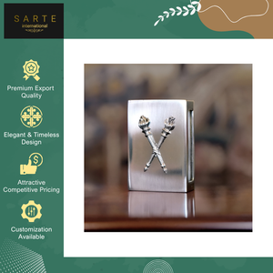 กล่องไม้ขีดไฟทองเหลืองพร้อมโลโก้สลักโลโก้สำหรับงานใหม่ล่าสุด - Product Image 2