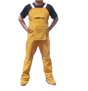 กางเกงงานเชื่อมหนังสำหรับผู้ชายขาแยกและกระเป๋าใหญ่กางเกงงานเชื่อมเครื่องมือใช้งานได้จริง - Product Image 6