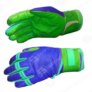 SAAR INDUSTRIES Baseball Batting <b>Gloves</b>-Brand New Leather Custom Color & Logo for Baseball & Soft <b>Ball</b> - Product Image 6